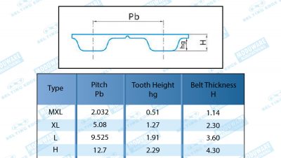 Imperial Pitch Timing Belts